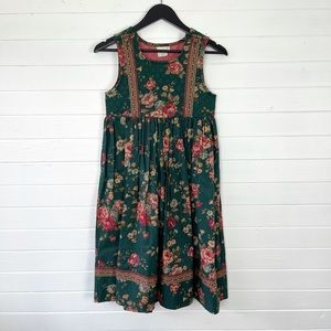 Vera Bradley Girl’s Quilted Floral Jumper Dress XL